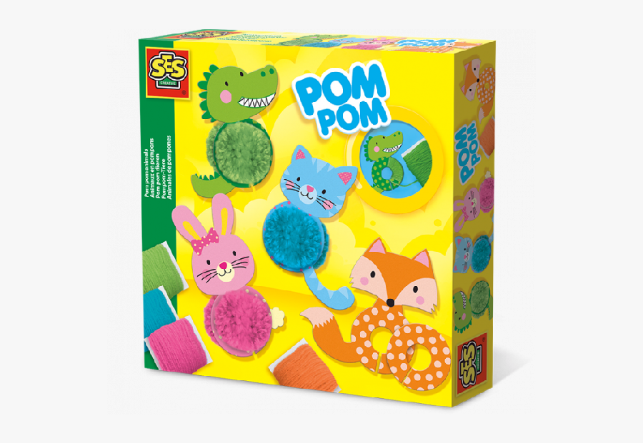 Pom Pom Animals - Ses Creative, Transparent Clipart