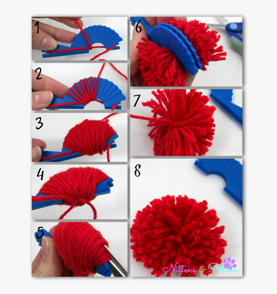 Pom Pom Half - Knitting, Transparent Clipart