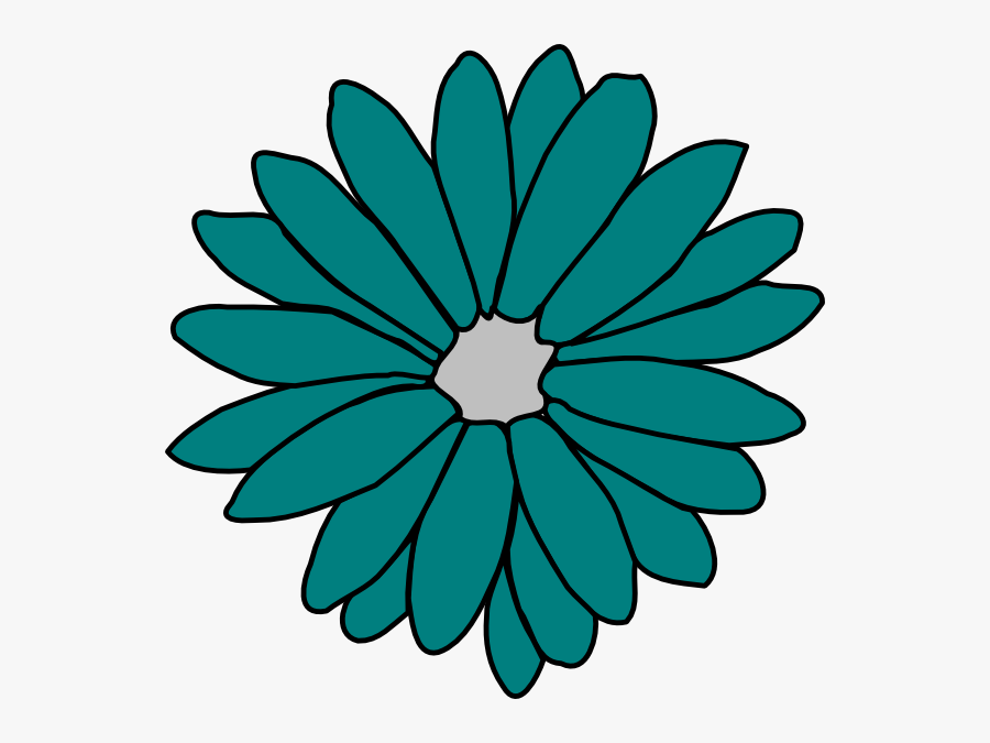 Flower Clip Art At - Pink Daisy Flower Clipart, Transparent Clipart