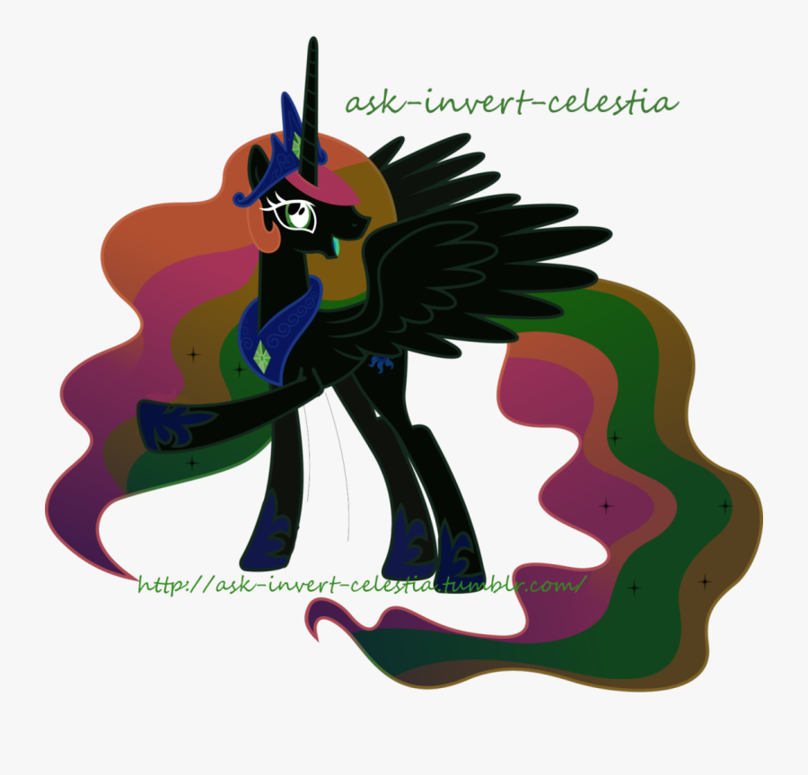 Princess Celestia Inverted Colors, Transparent Clipart