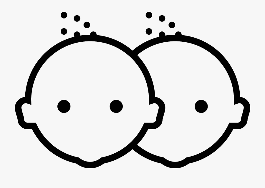Baby Face Drawing Cartoon - Line Art, Transparent Clipart