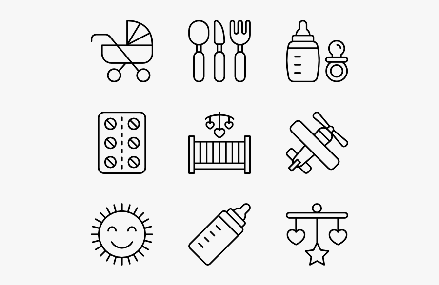 Baby - 360 Video Icon, Transparent Clipart