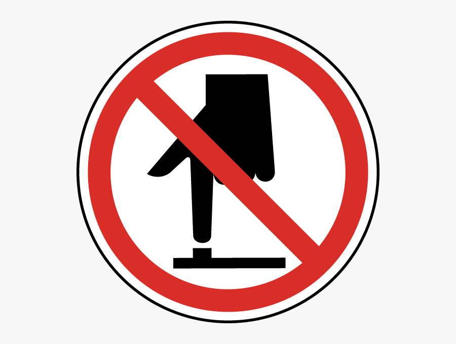 No Symbol Sign Label Clip Art - Do Not Touch Sign Png, Transparent Clipart