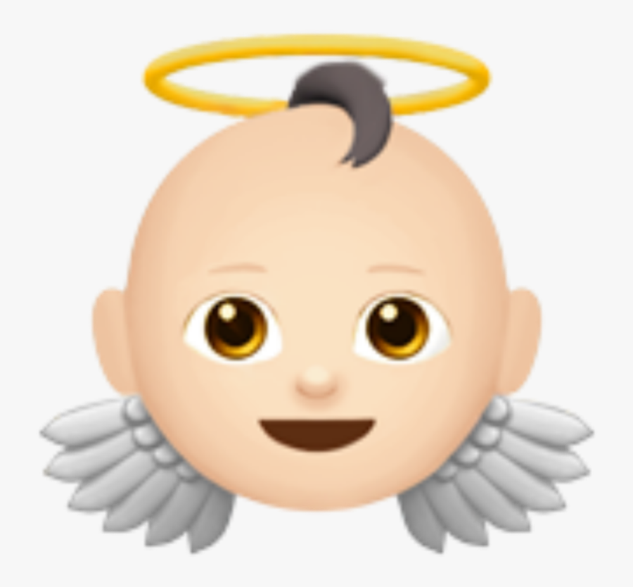 babyface Baby Angel Emoji , Free Transparent Clipart
