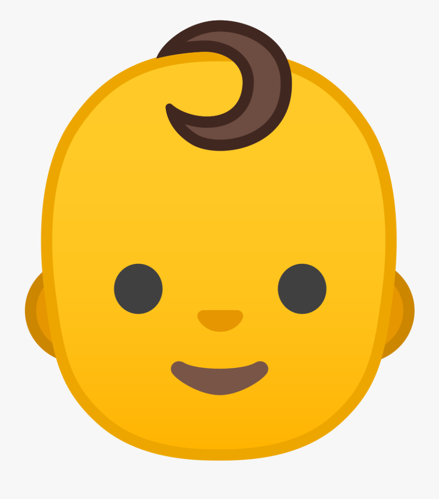 Baby Icon - Baby Face Emoji, Transparent Clipart