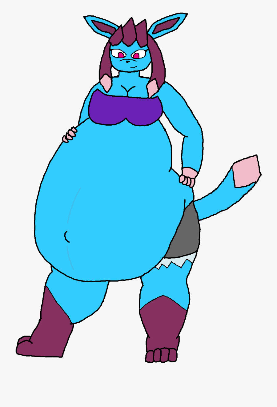 Pregnant Blizzardess - Cartoon, Transparent Clipart