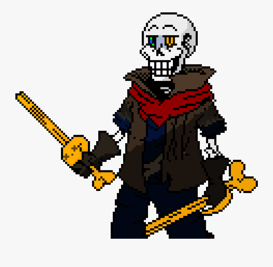 Dustbelief Papyrus Pixel Art, Transparent Clipart