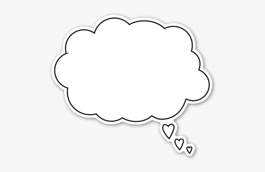 Thinking Of You Sticker - Circle, Transparent Clipart