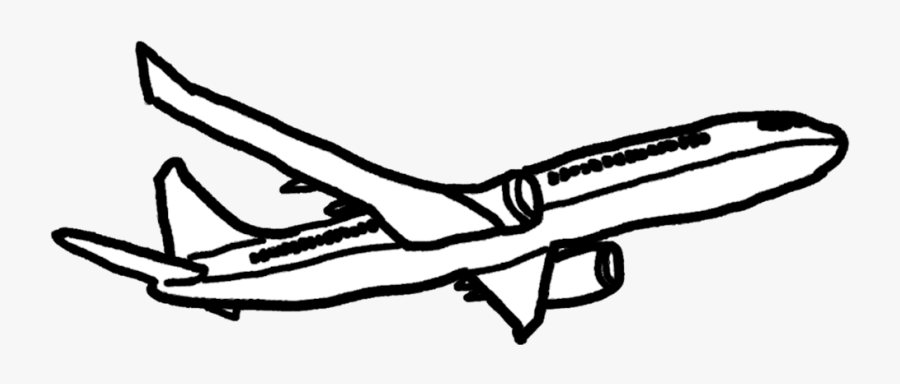 Tm 1325 Website Thinking Plane Wk - Line Art, Transparent Clipart