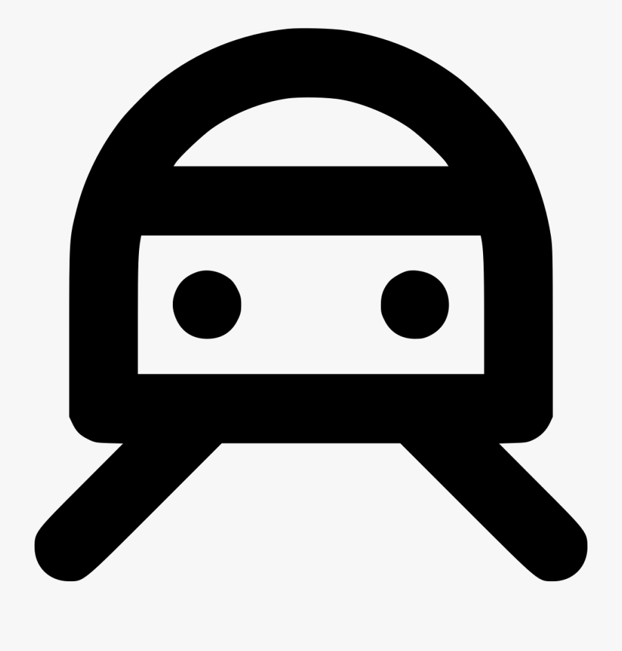 Train On Tracks - Circle, Transparent Clipart