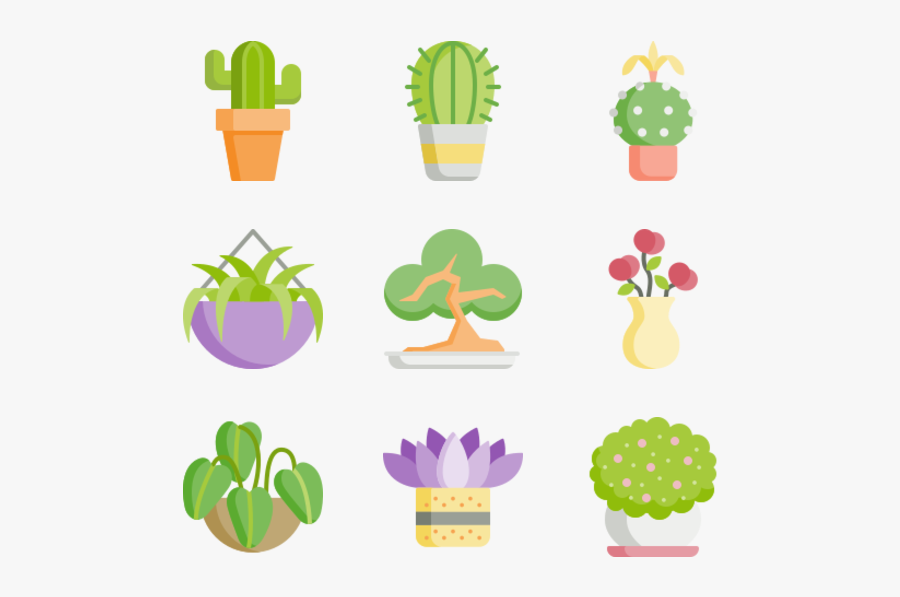 House Plants, Transparent Clipart