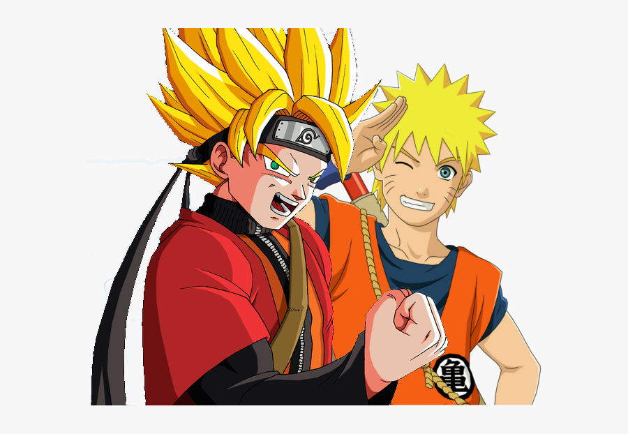 The Crossover Game Wikia - Naruto Dressed As Goku, Transparent Clipart