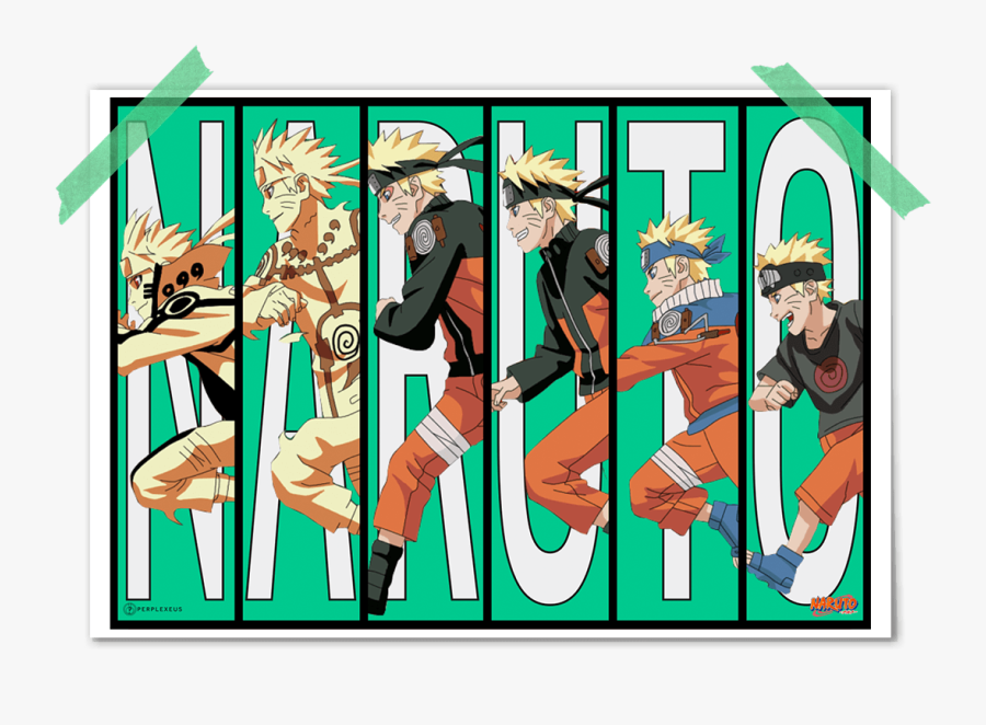 Naruto Evolution Poster - Naruto Evolution, Transparent Clipart
