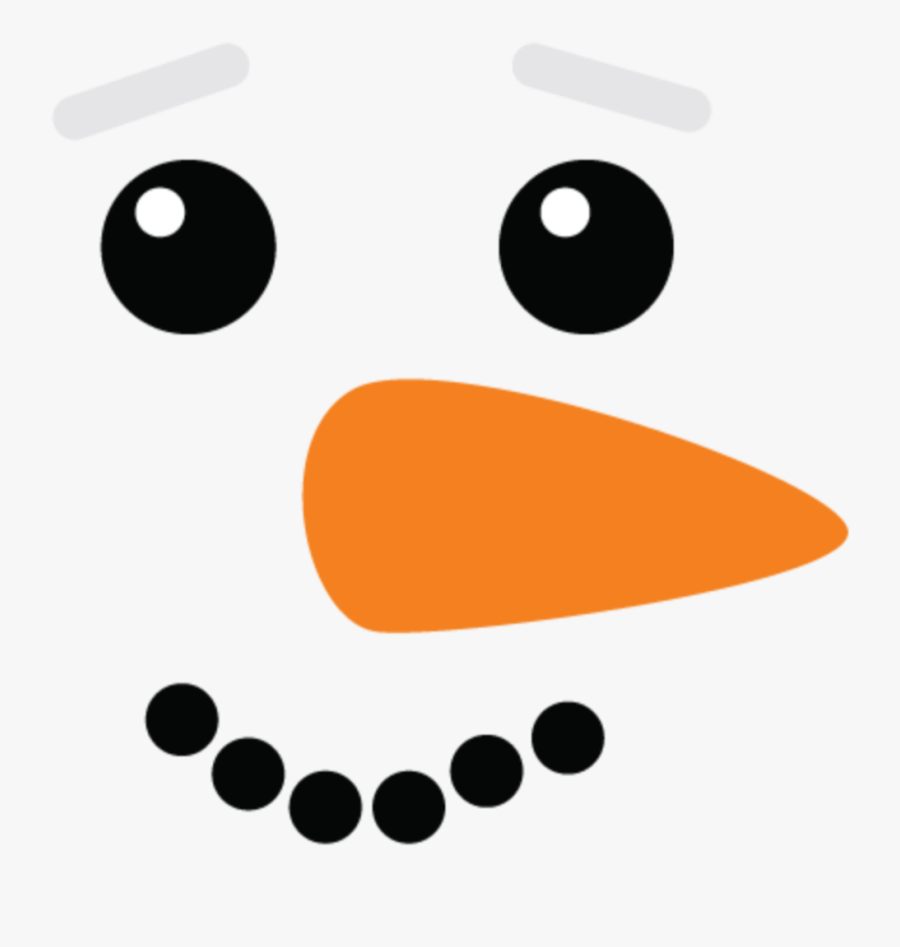 #snowman-face - Clip Art Snowman Carrot Nose, Transparent Clipart