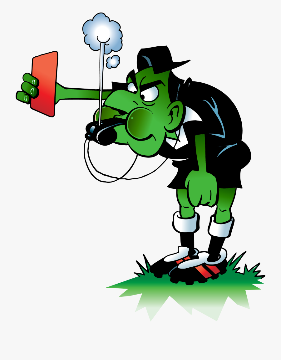 Referee Flashcards, Transparent Clipart