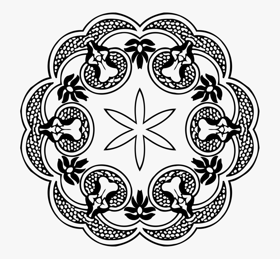 Visual Arts,symmetry,line Art - Circle, Transparent Clipart