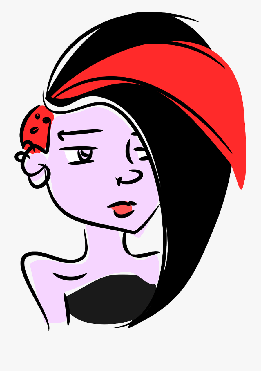 Cute Girl Hipster Free Picture - Clipart Punk, Transparent Clipart