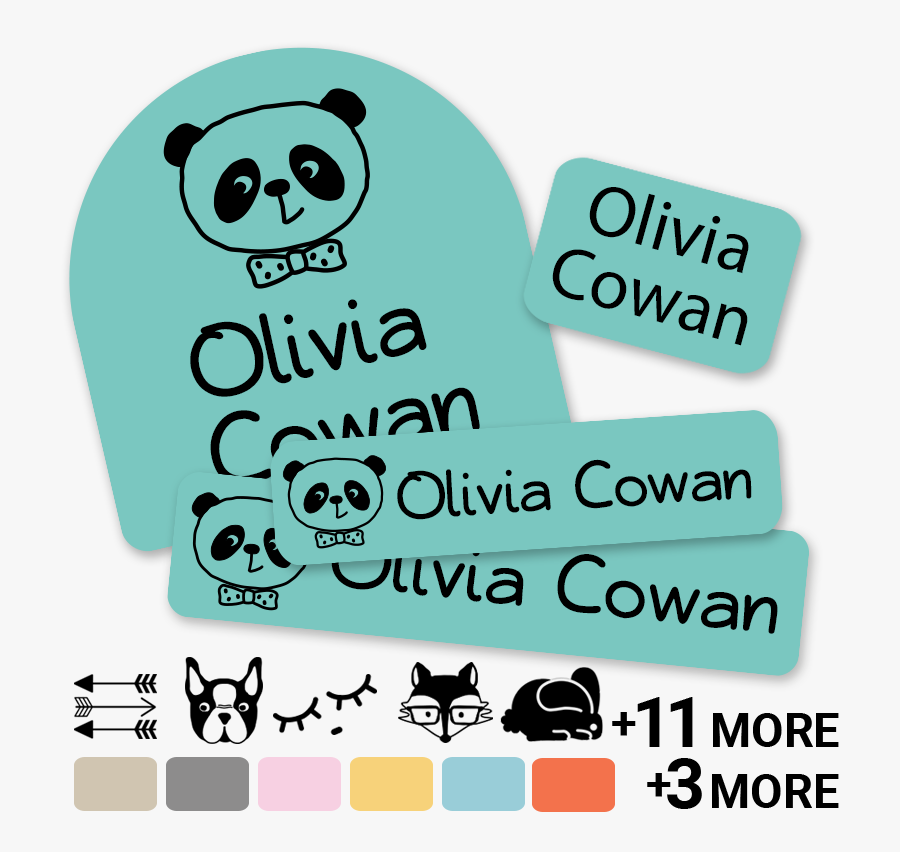 Hipster Labels For Daycare, Transparent Clipart