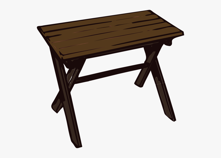 Wooden Table Clipart, Transparent Clipart