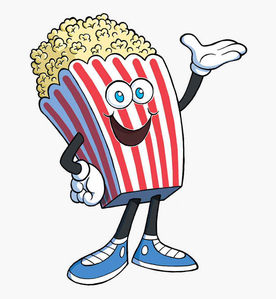 Cub Scout Clipart Popcorn - Popcorn Cartoon Character Clipart, Transparent Clipart