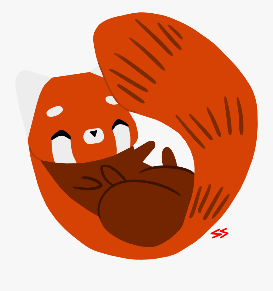Red Panda Ball, Transparent Clipart