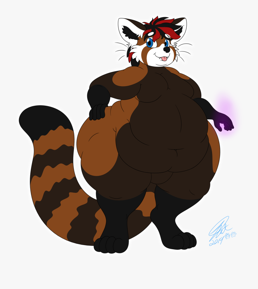 Kat The Red Panda - Cartoon, Transparent Clipart