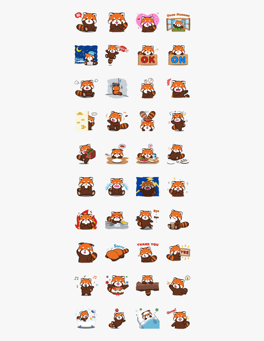 Red Panda, Transparent Clipart