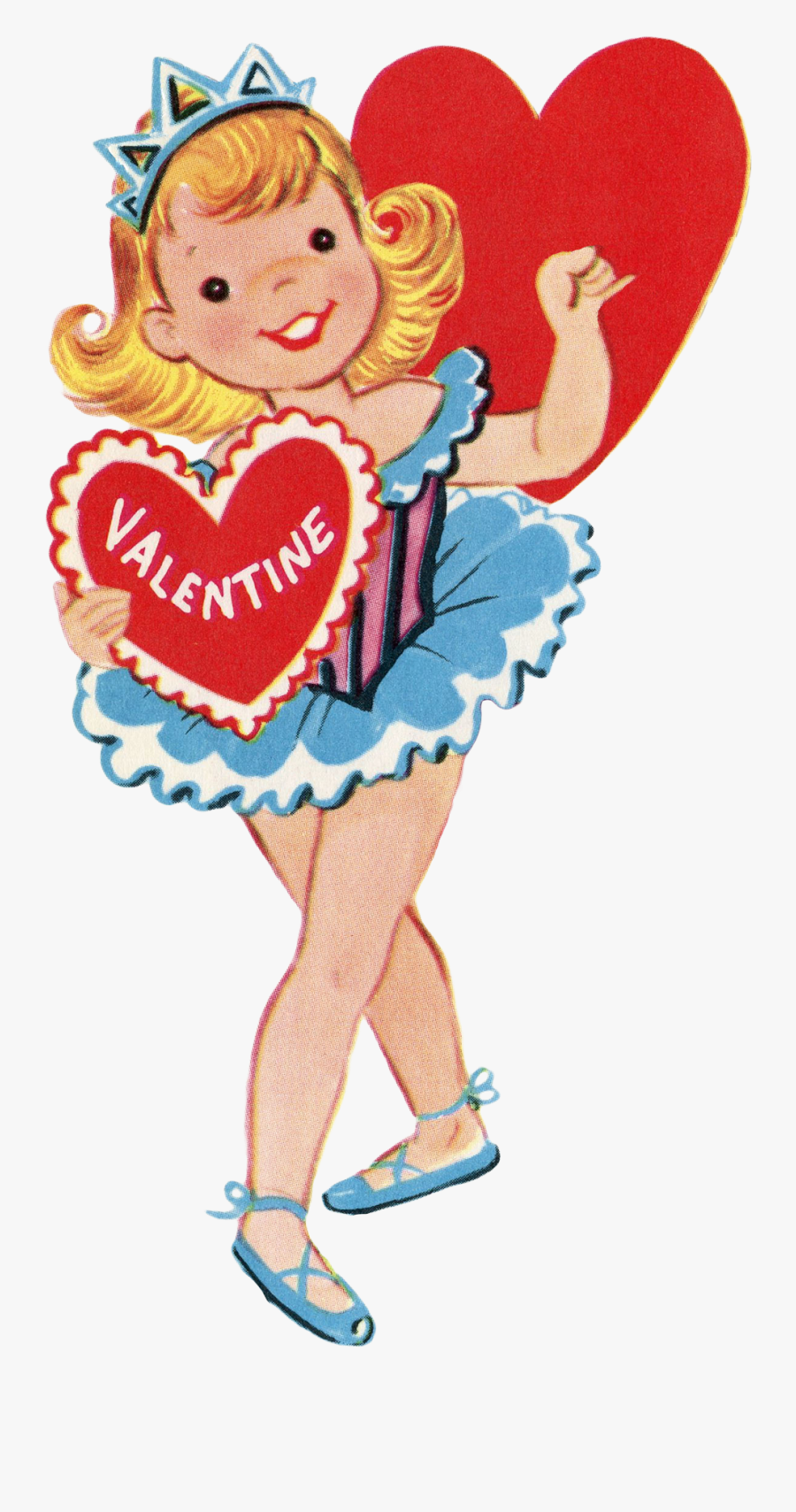 Graphics Fairy Vintage Valentine - Cartoon, Transparent Clipart