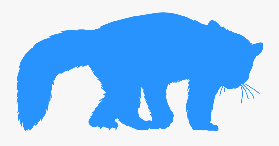 Red Panda Silhouette Vector, Transparent Clipart