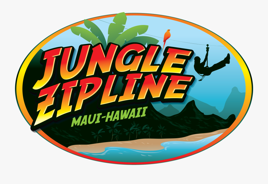 Jungle Zipline Maui - Graphic Design, Transparent Clipart
