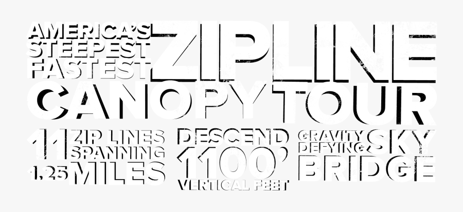 America"s Steepest, Fastest Zipline - Poster, Transparent Clipart