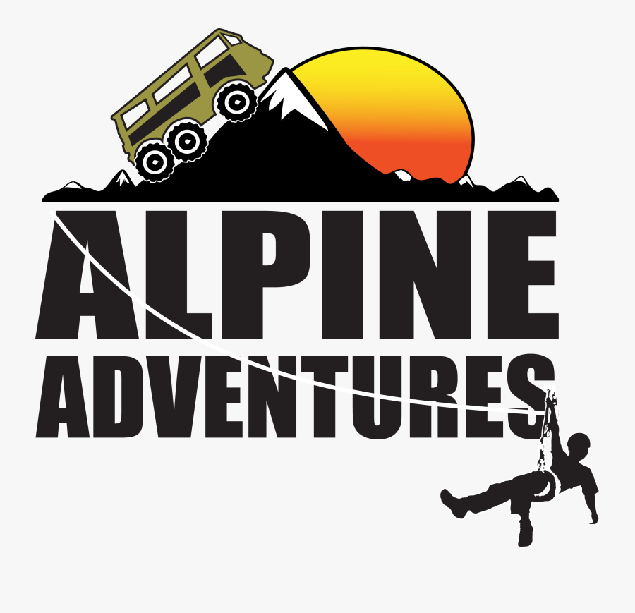 Alpine Adventures Logo, Transparent Clipart