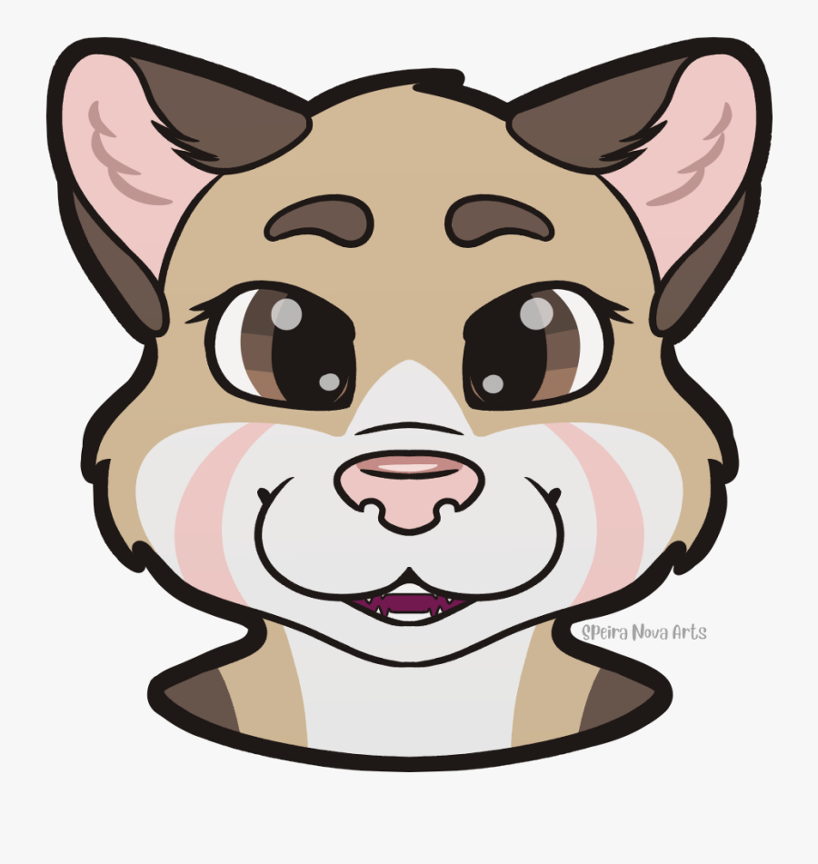 Red Panda Bust - Cartoon, Transparent Clipart