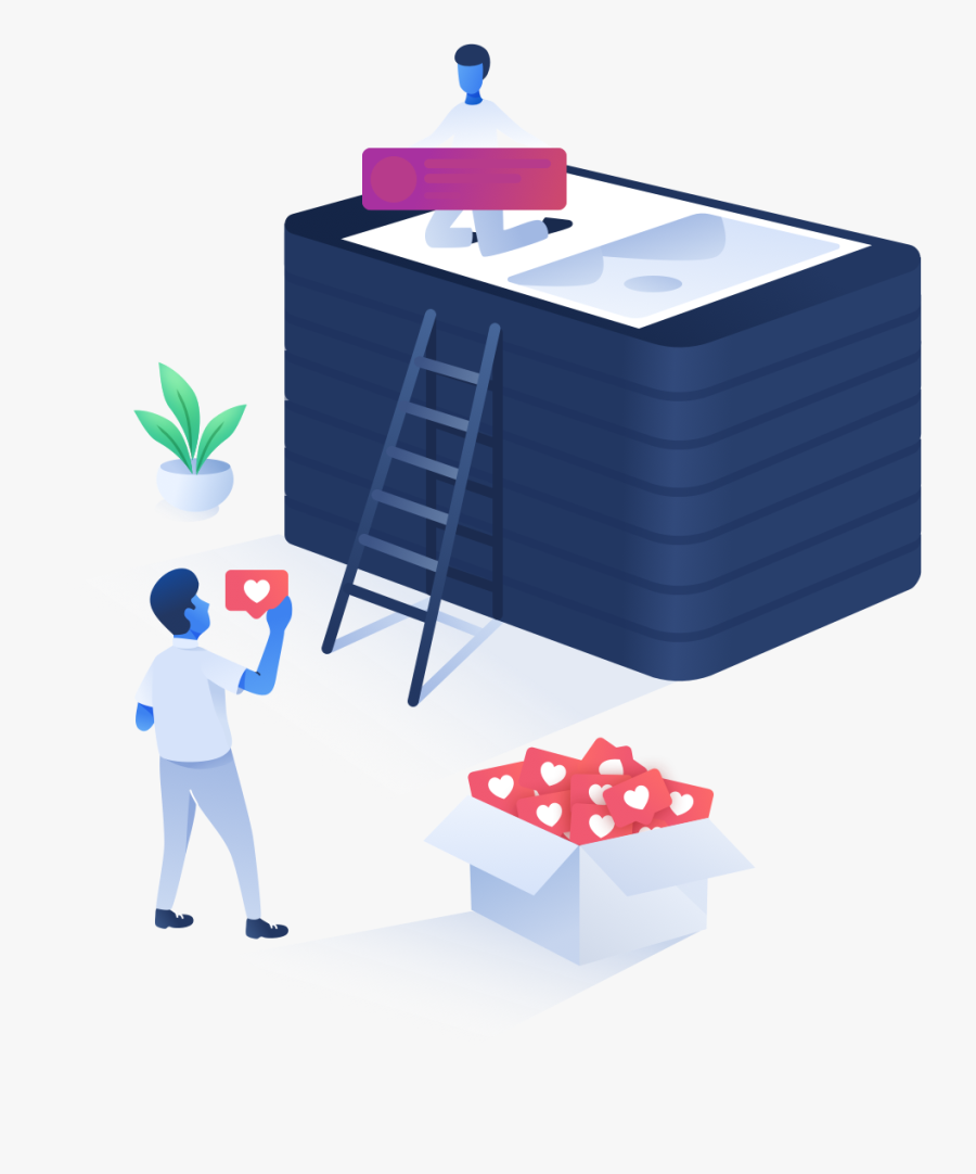 Telco Landing Page Design Inspiration, Transparent Clipart