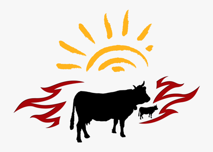 Hayvanlarda Sıcaklık Stresi - Free Cow Silhouette Vector, Transparent Clipart