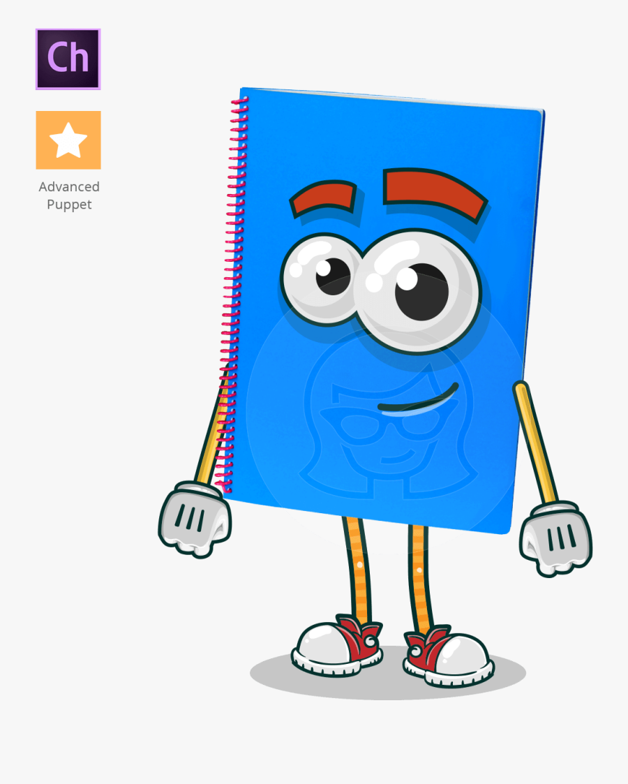 Gambar Animasi Note Book Png, Transparent Clipart