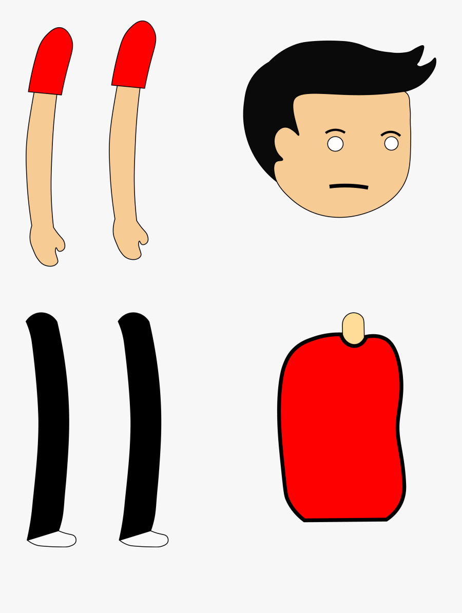 Preview - 2d Cartoon Character Png, Transparent Clipart