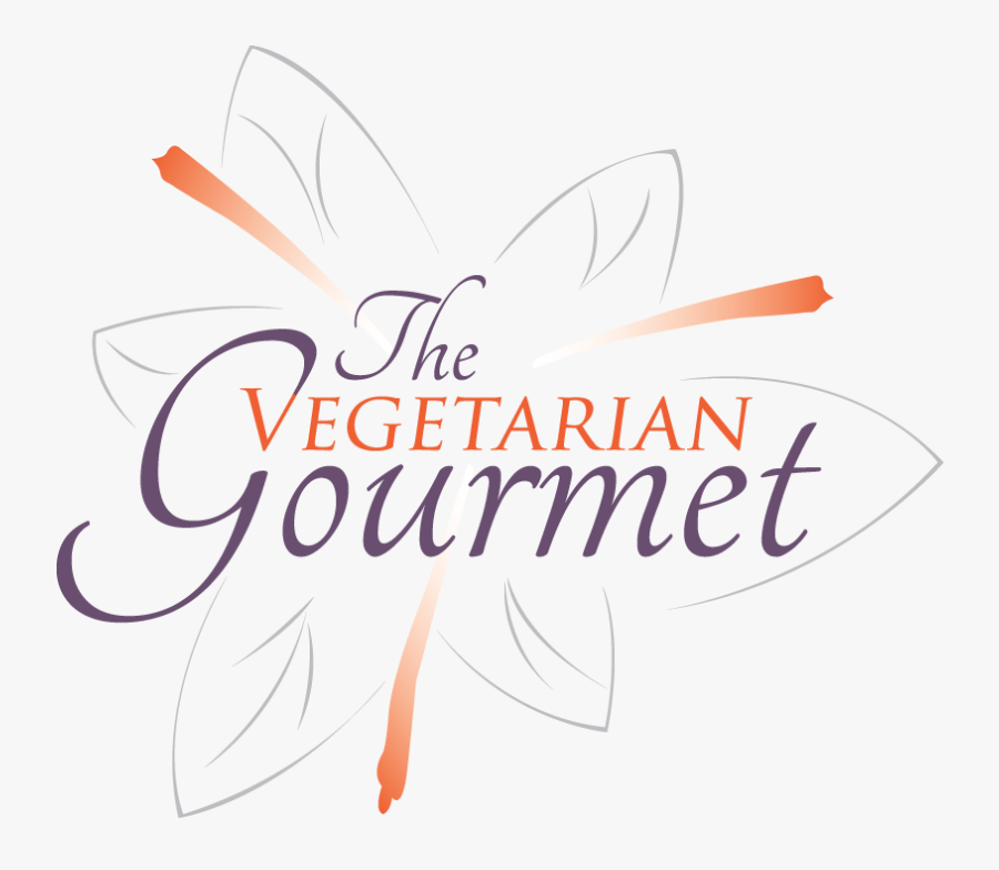 The Vegetarian Gourmet - Gourmet Vegetarian Logo, Transparent Clipart