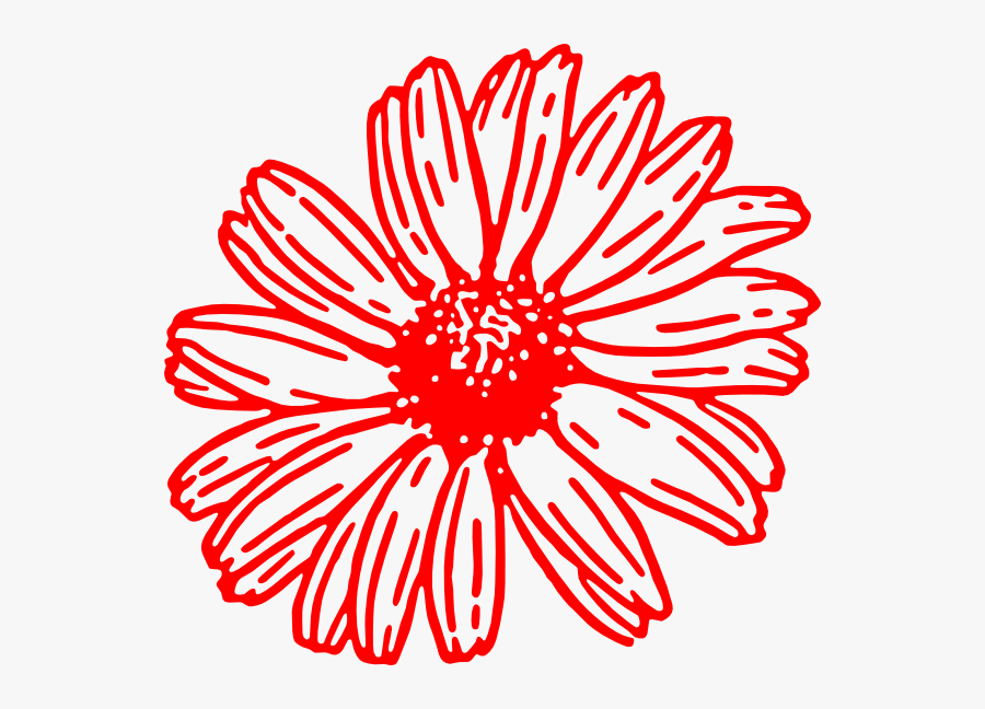 Black And White Daisy Flower Clipart, Transparent Clipart