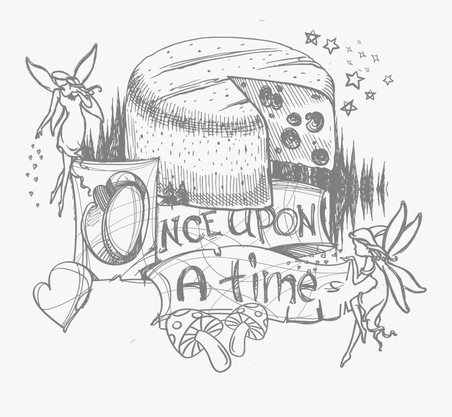 Fairytale Clipart Black And White, Transparent Clipart