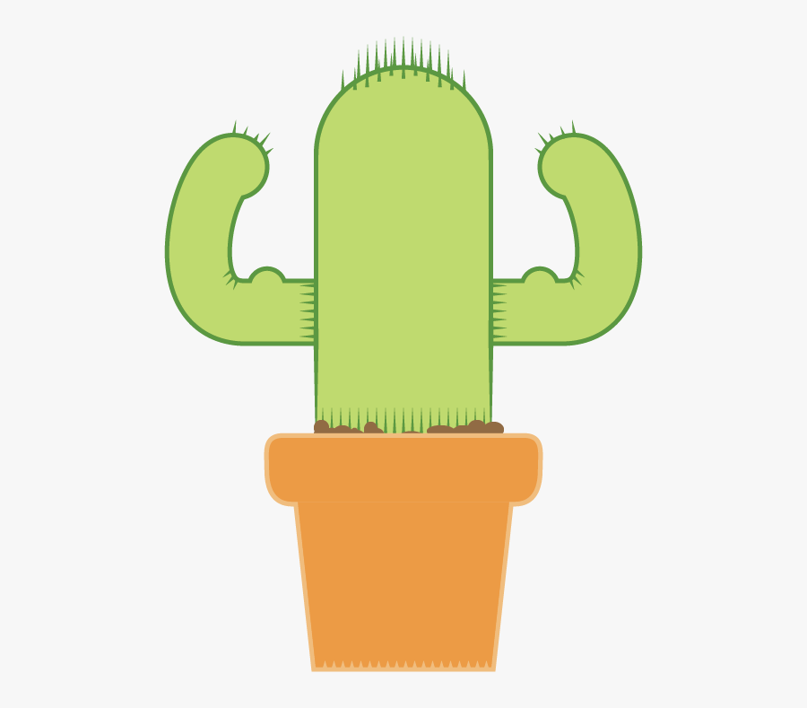 Cactus Muscle, Transparent Clipart