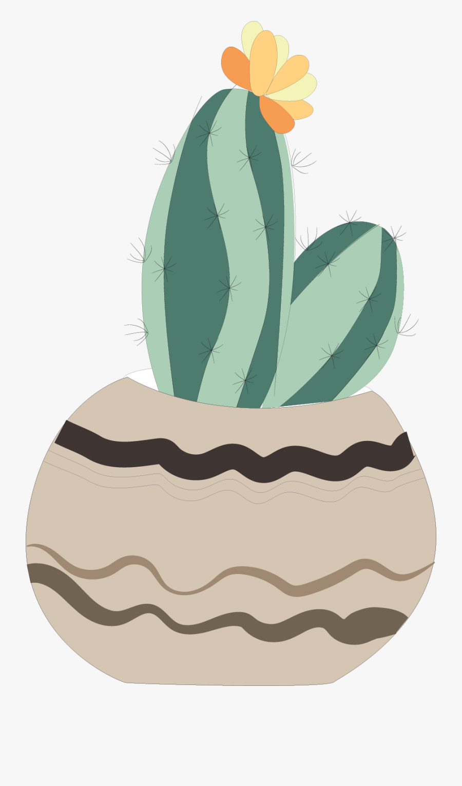 Hedgehog Cactus, Transparent Clipart