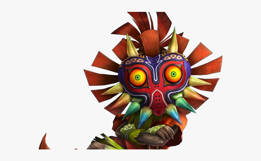 Shadow In His Possible Idle Pose - Majora Skull Kid, Transparent Clipart