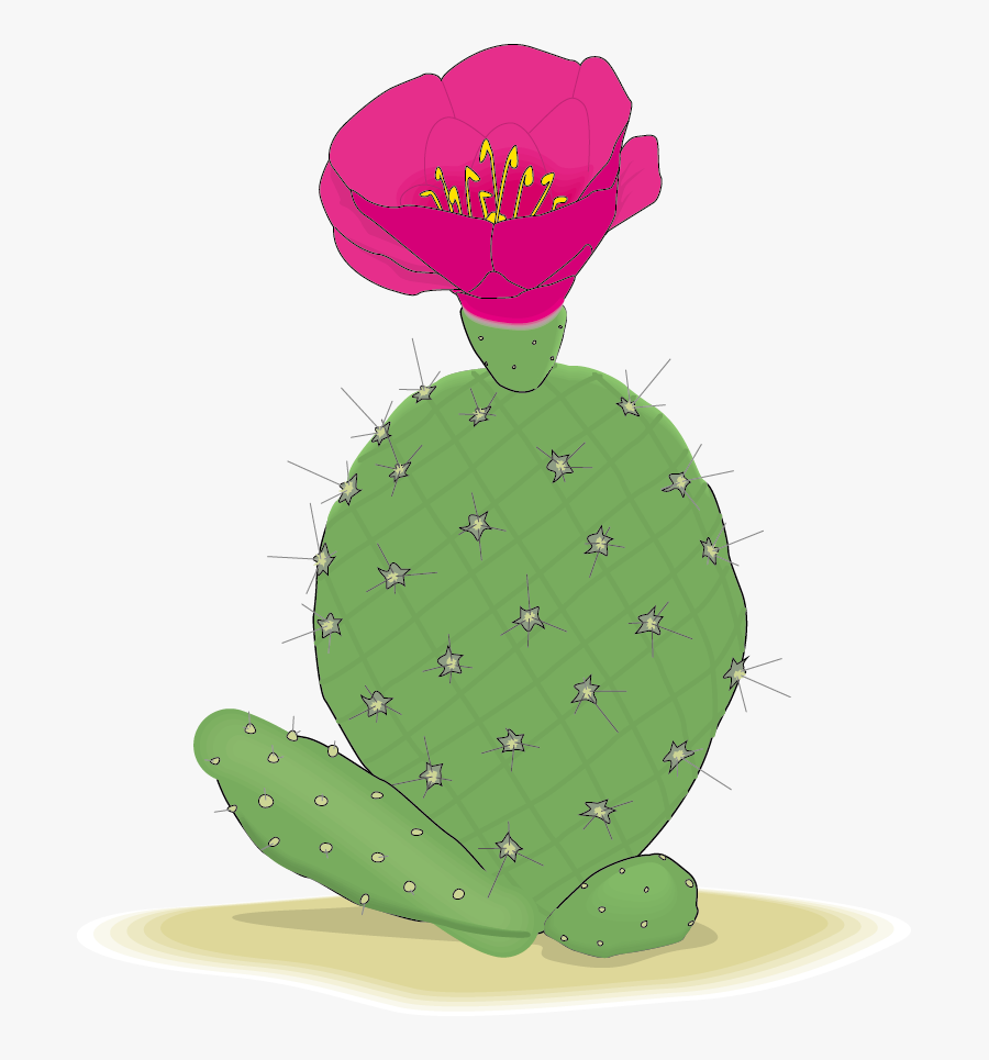 Transparent Prickly Pear Cactus Clipart - Prickly Pear Clipart Vector Free, Transparent Clipart