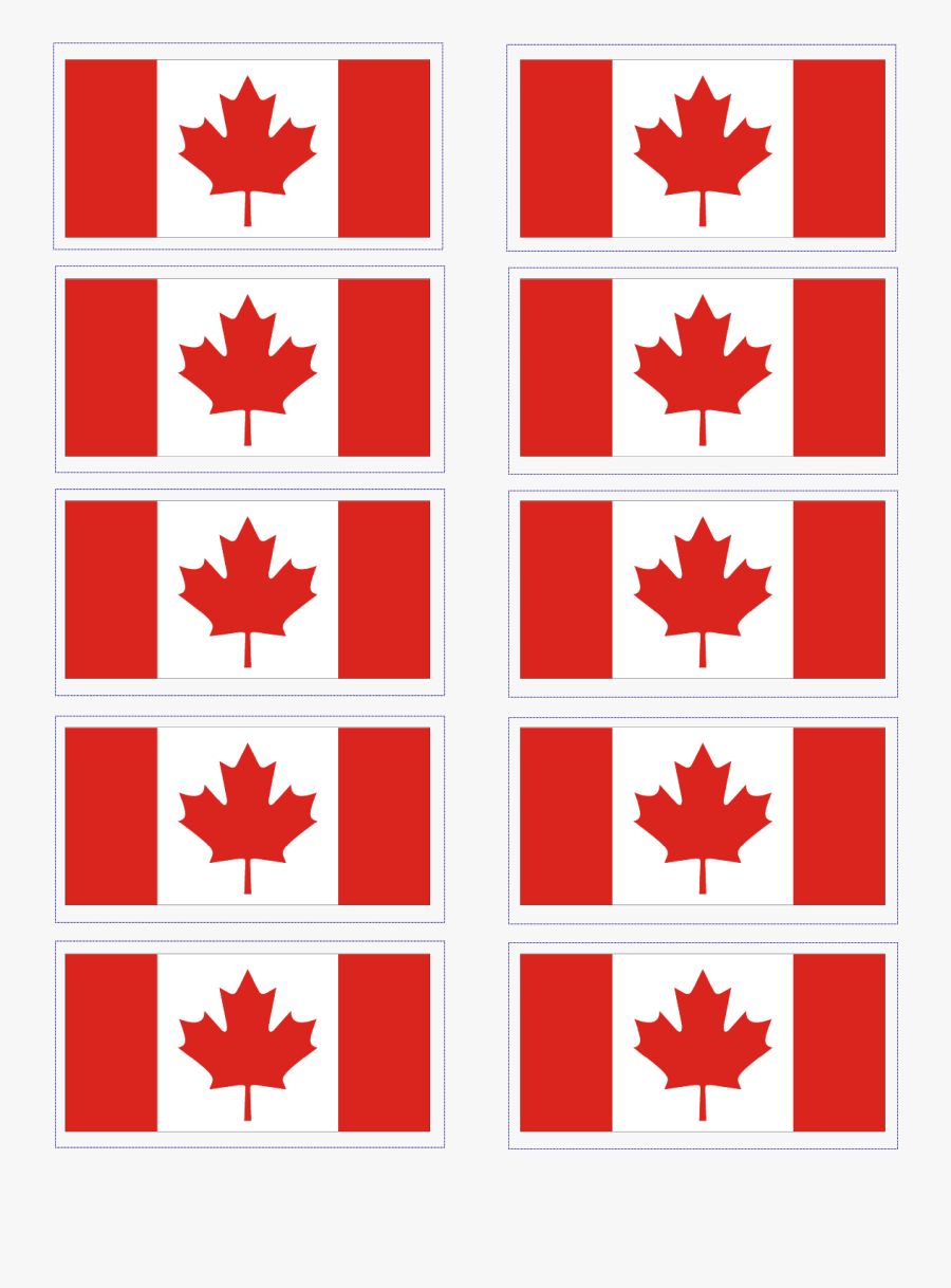 Transparent Canada Flag Clipart - Canada Flag Printable Free, Transparent Clipart