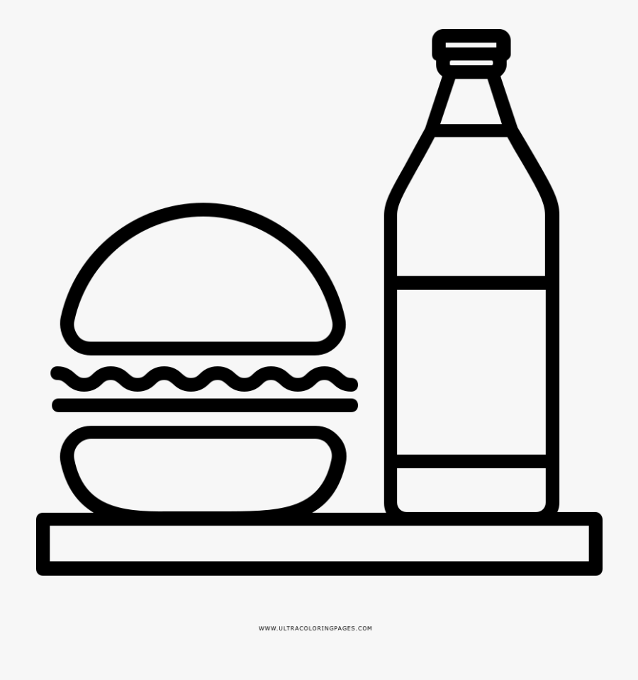 Cafeteria Coloring Page - Out Line Picture Of Kennel, Transparent Clipart