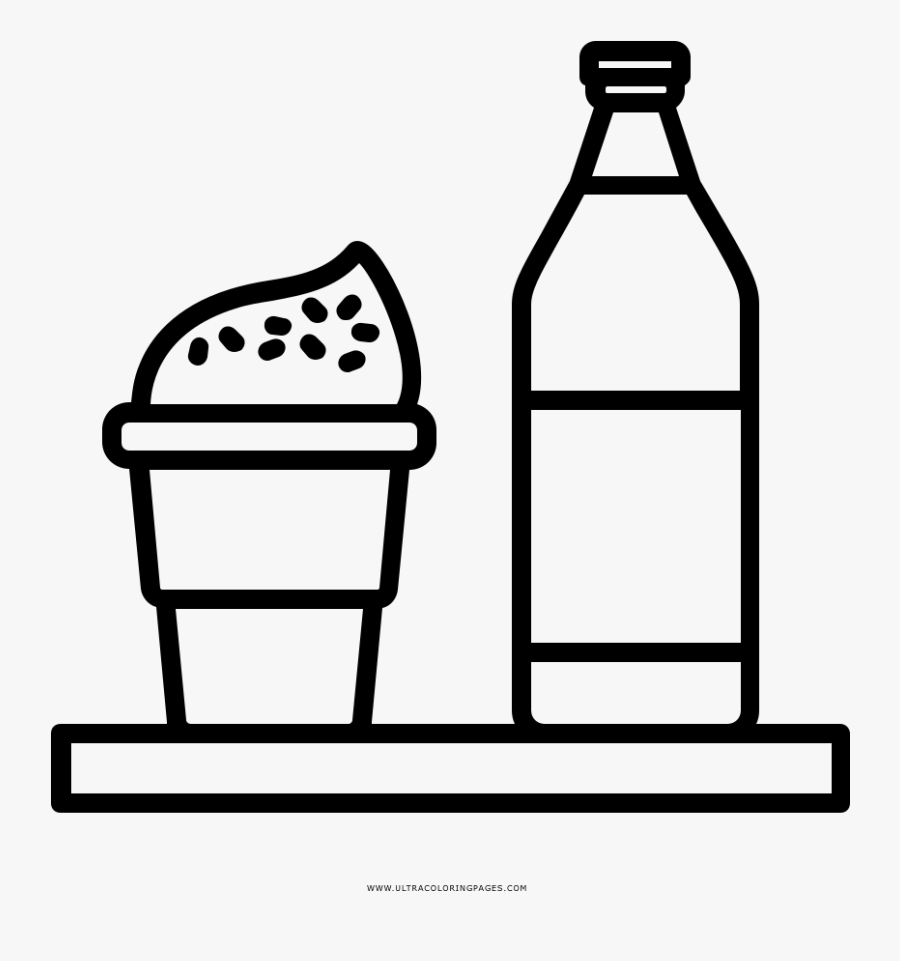 Cafeteria Coloring Page - Coloring Book, Transparent Clipart