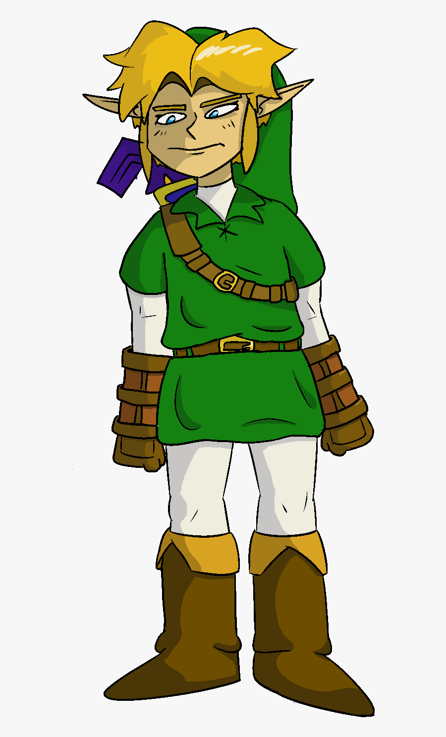 Oot Link - Cartoon, Transparent Clipart