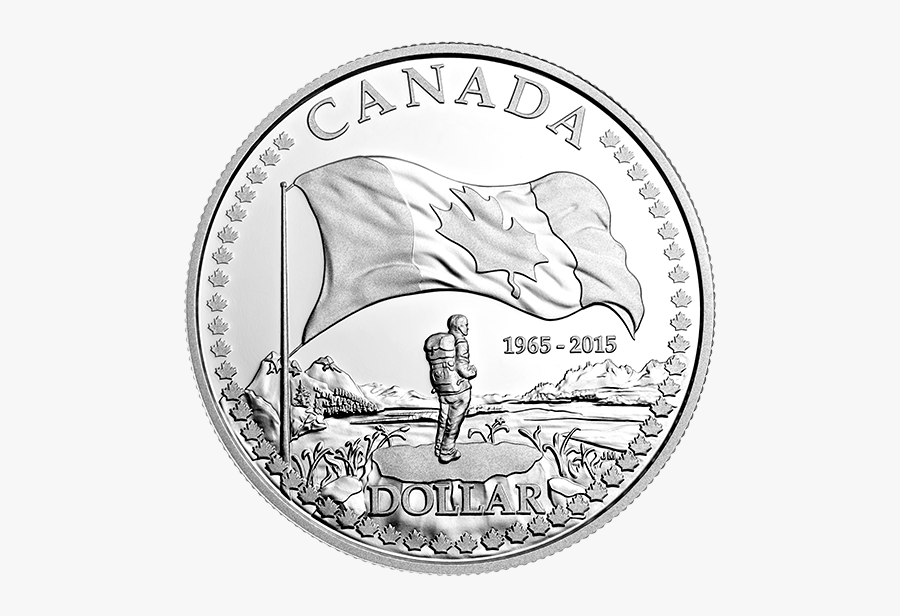 2015 Fine Silver Proof Dollar - Canada Silver Dollar 2015, Transparent Clipart