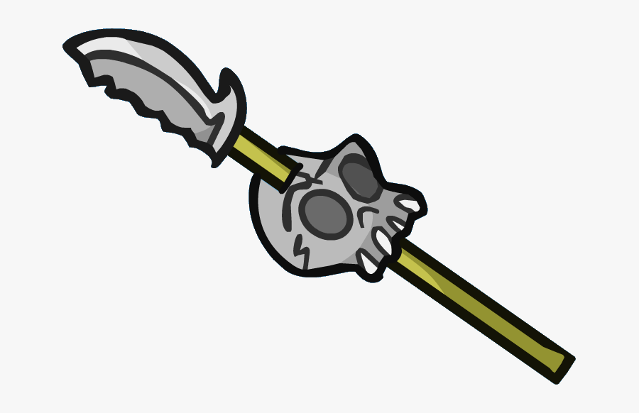 Skull Spear - Spear And Skull, Transparent Clipart